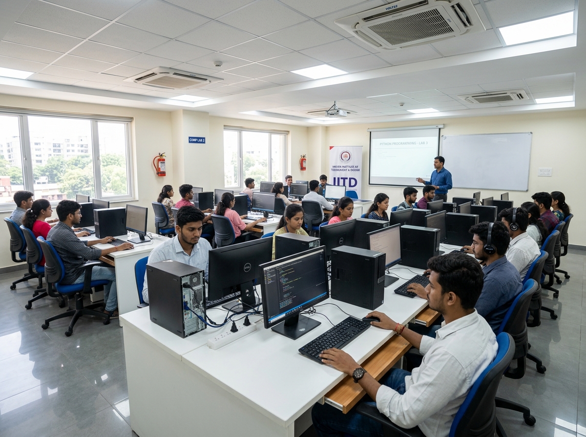 KK Computer Training Centre Practical Lab in Ghari Awang Leikai